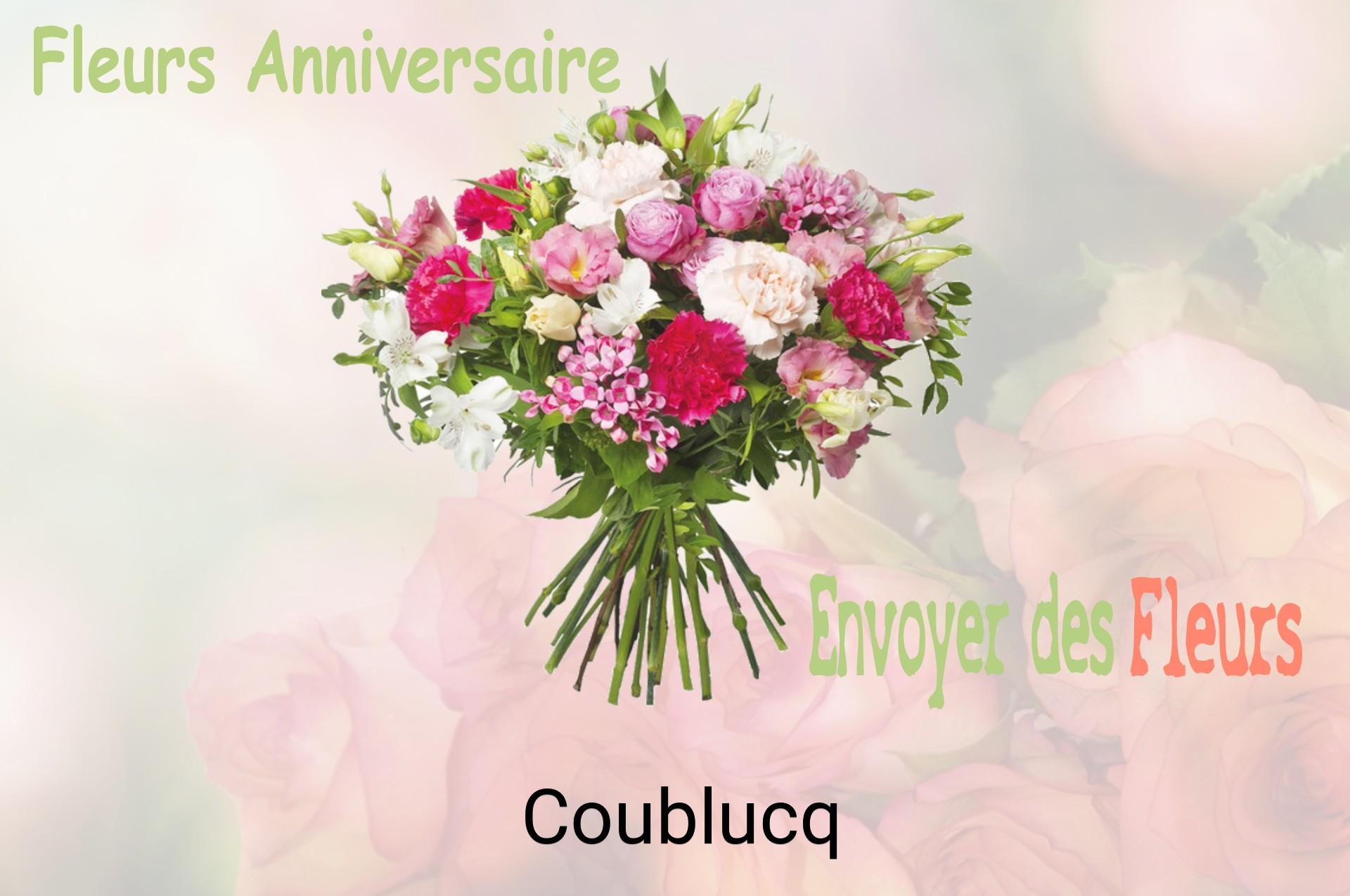 Bouquet de fleurs d’anniversaire livré à Coublucq